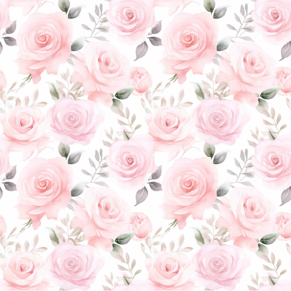 VB The Unicorn Princess Allover Blumen Rosa